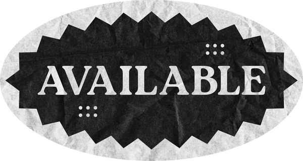 Raster Available Sticker